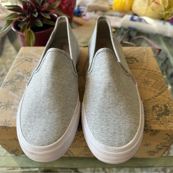 Keds Shoes - Keds Double Decker Slip On Sneakers Size 10 - Light Gray-Like New